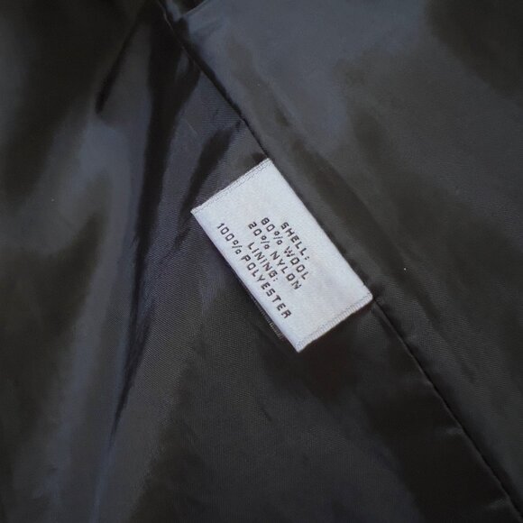 Preston & York Wool Trench Coat with Hot Pink Lining Trim NWOT sz 12 - Picture 6 of 9